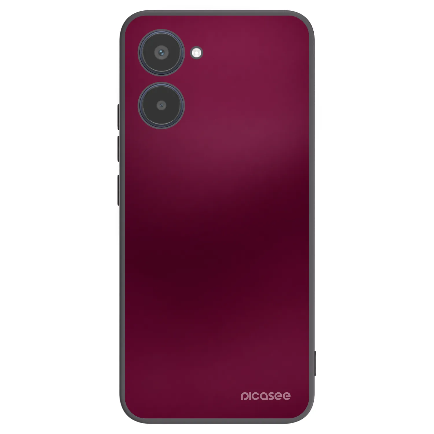 Picasee Realme 10 4G Hülle - Schwarzes Silikon - Velvet Bordeaux