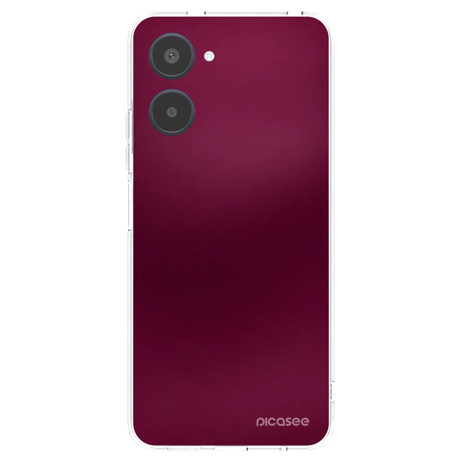 Picasee Realme 10 4G Hülle - Transparentes Silikon - Velvet Bordeaux
