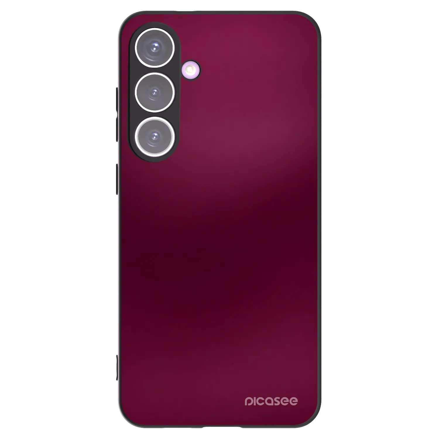 Picasee Samsung Galaxy S24+ S926B 5G Hülle - Schwarzes Silikon - Velvet Bordeaux