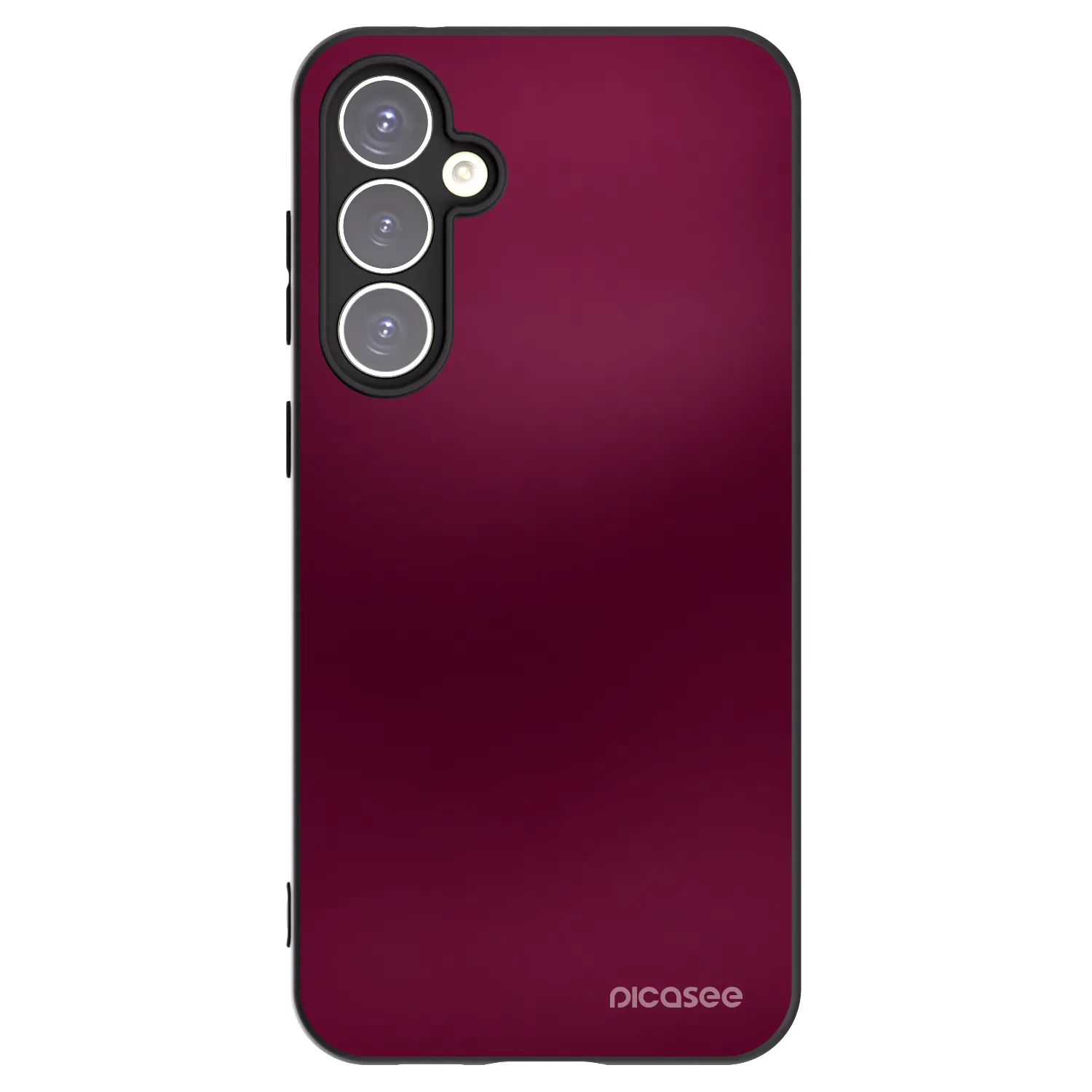 Picasee Samsung Galaxy S23 FE S711B Hülle - Schwarzes Silikon - Velvet Bordeaux
