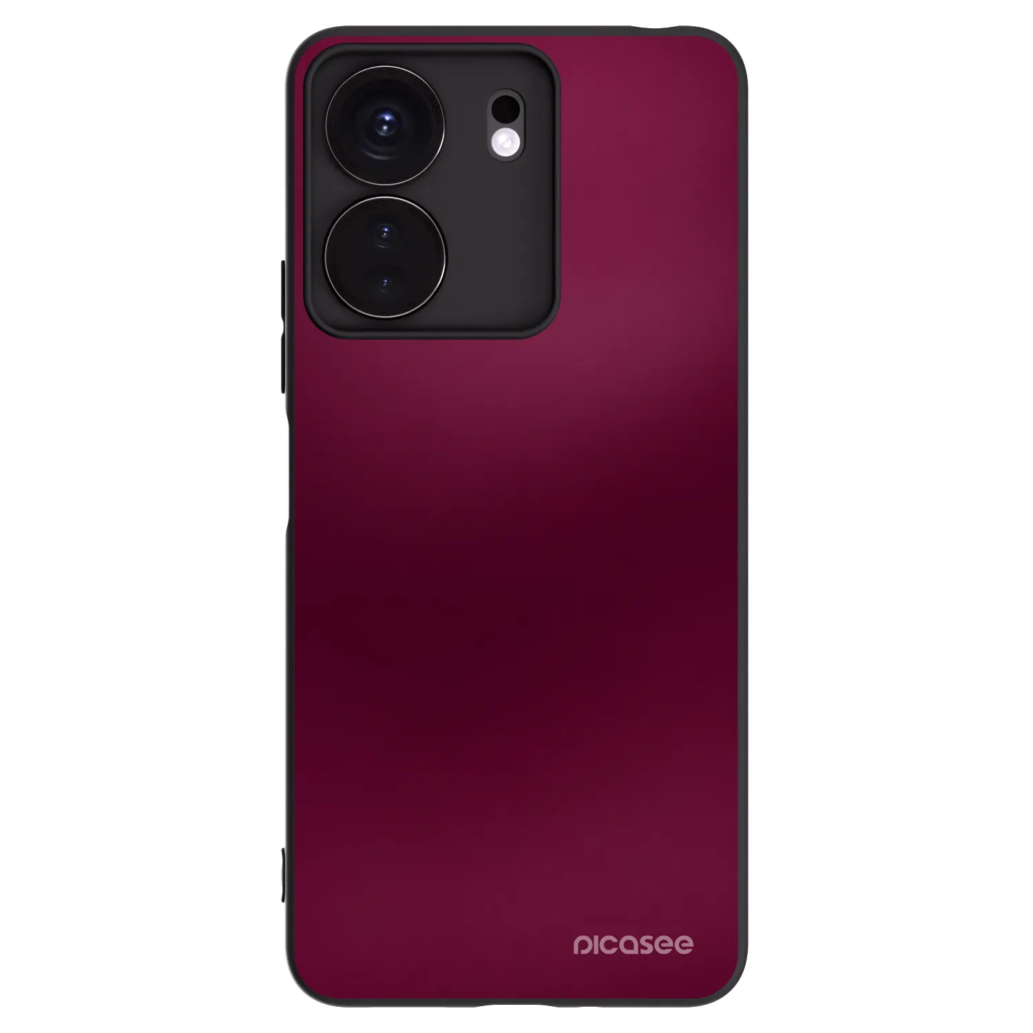 Picasee Xiaomi Redmi 13C 4G Hülle - Schwarzes Silikon - Velvet Bordeaux