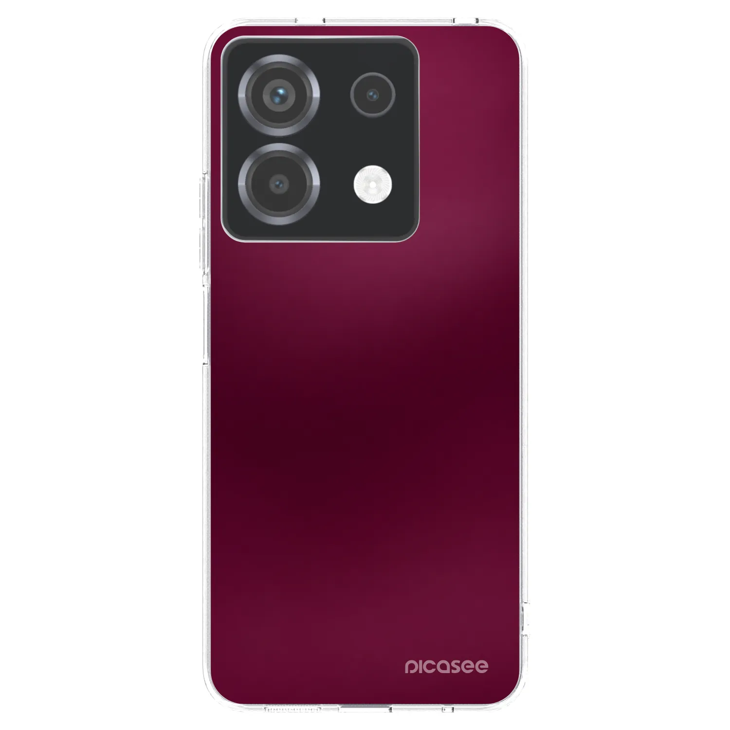 Picasee Xiaomi Poco X6 Hülle - Transparentes Silikon - Velvet Bordeaux