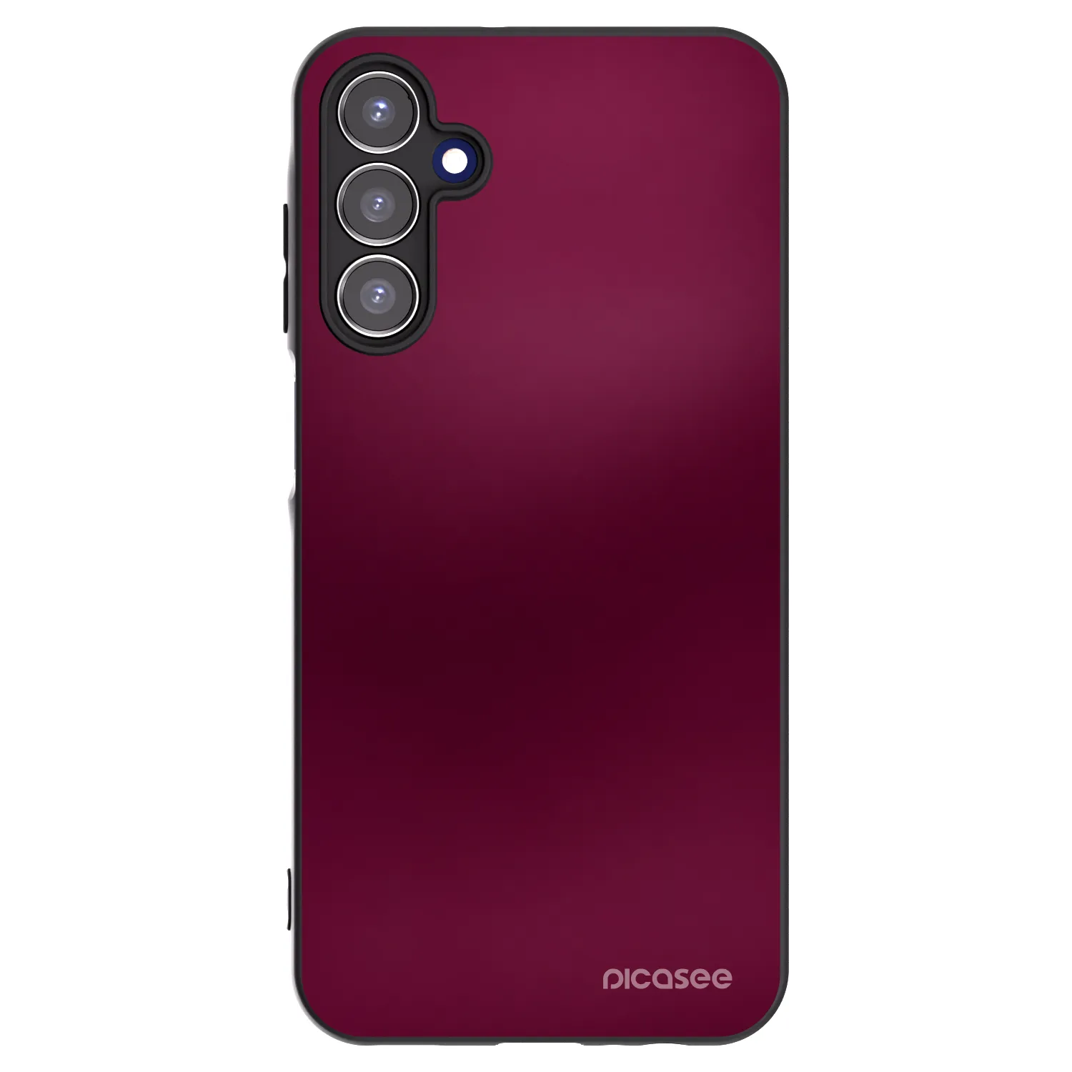 Picasee Samsung Galaxy A15 A155F 4G Hülle - Schwarzes Silikon - Velvet Bordeaux