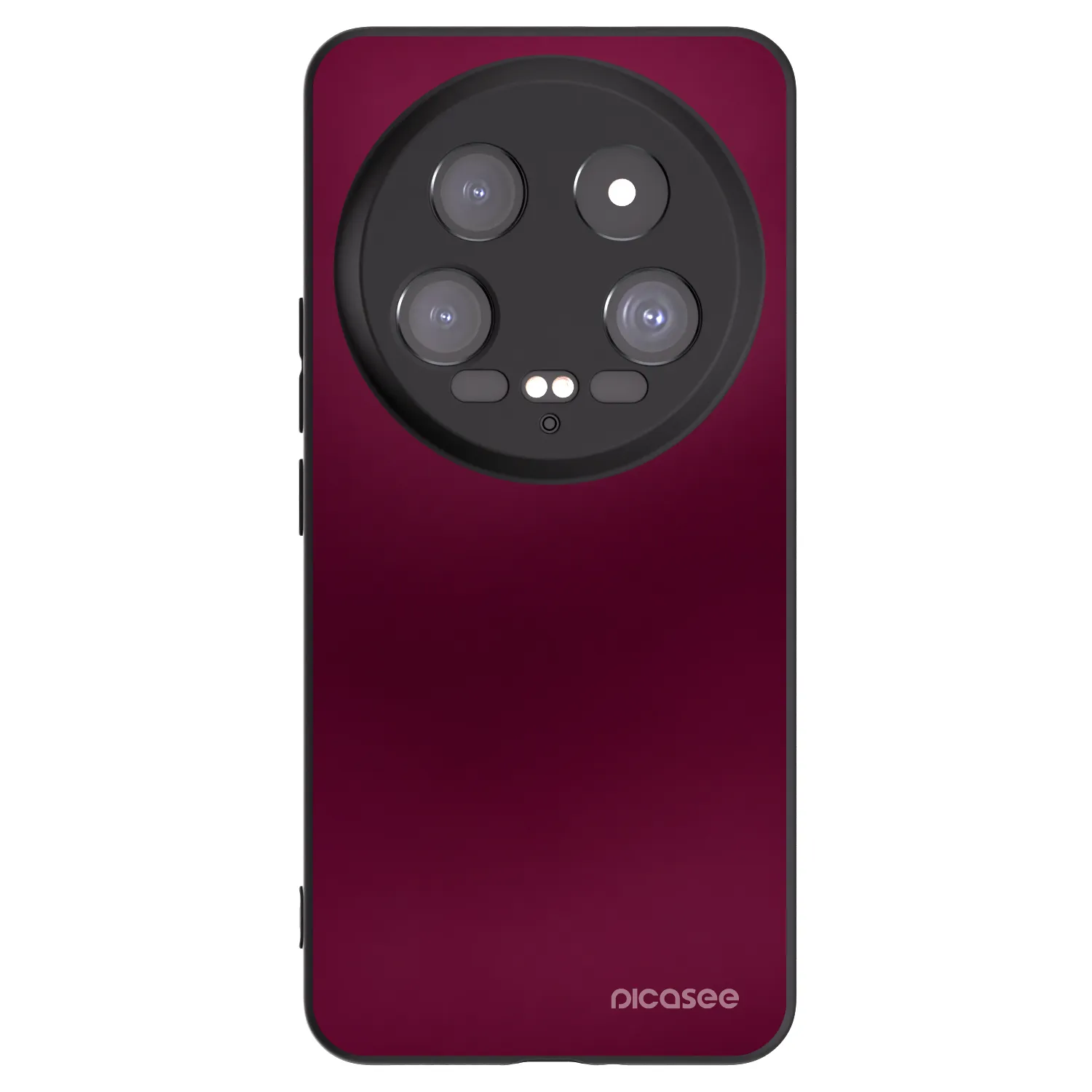 Picasee Xiaomi 14 Ultra Hülle - Schwarzes Silikon - Velvet Bordeaux
