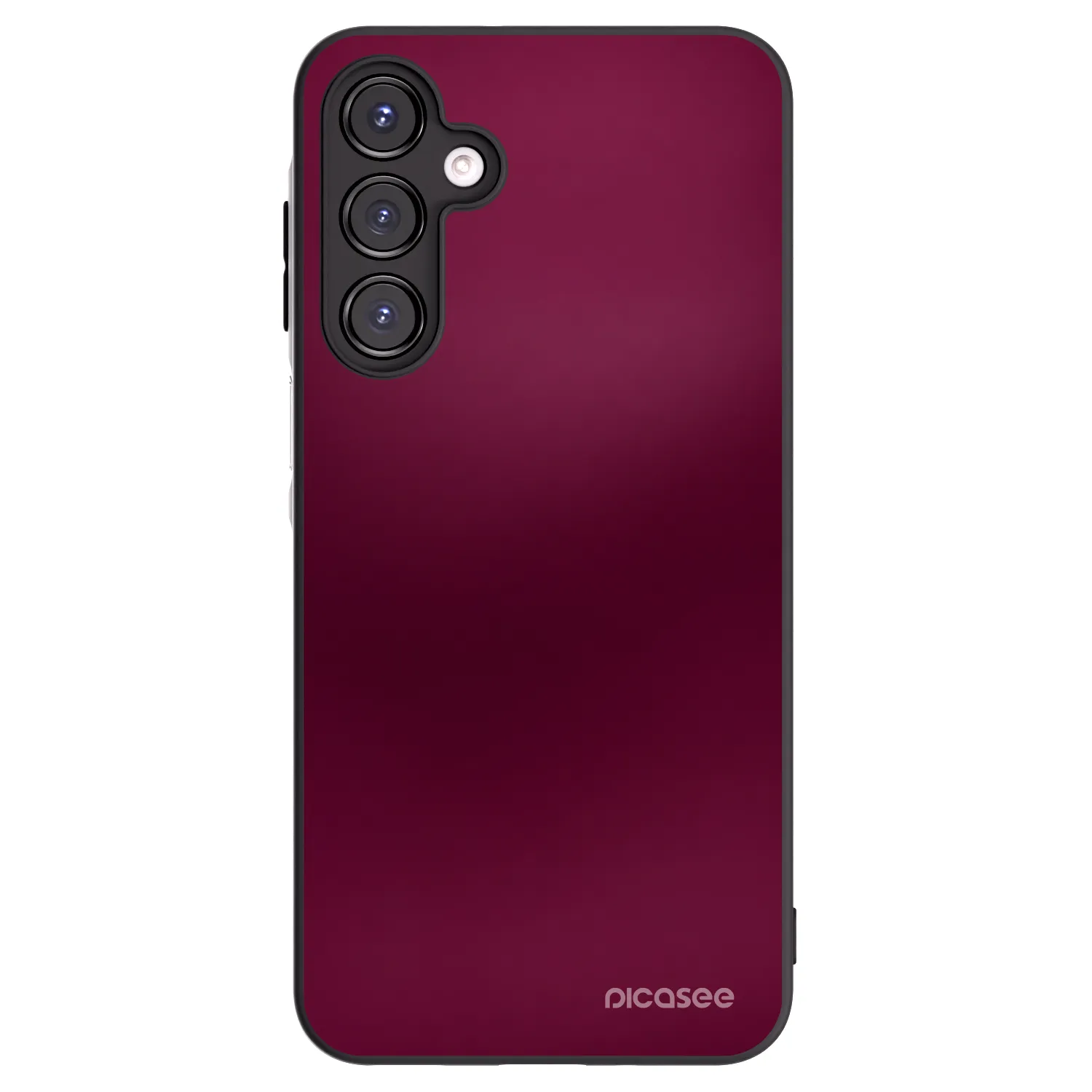 Picasee Samsung Galaxy A16 5G Hülle - Schwarzes Silikon - Velvet Bordeaux