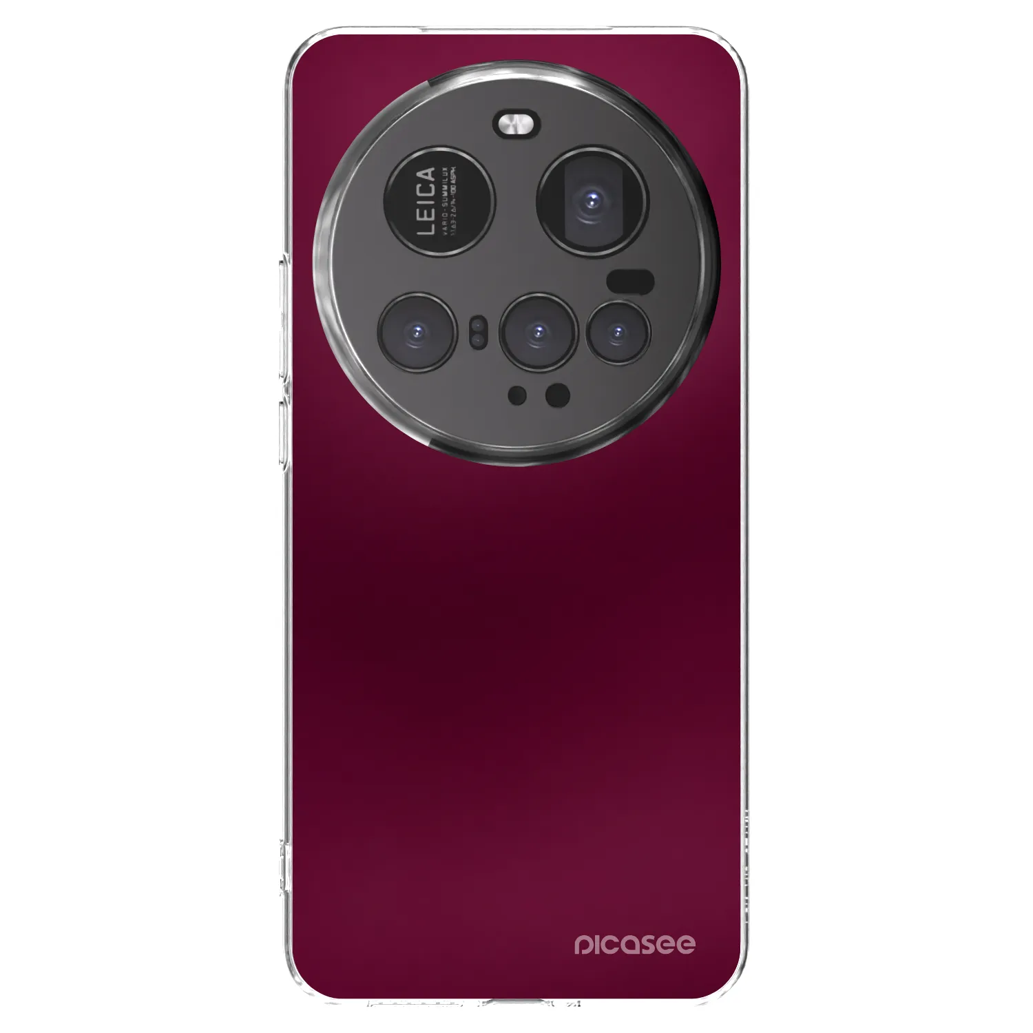 Picasee Xiaomi 15 Ultra Hülle - Transparentes Silikon - Velvet Bordeaux