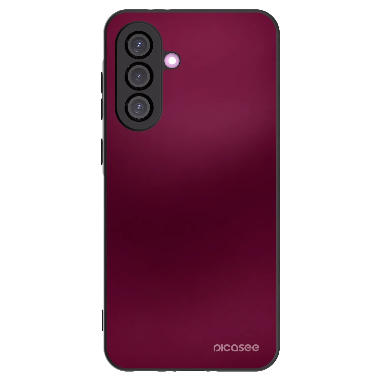 Picasee Samsung Galaxy A56 5G A566B Hülle - Schwarzes Silikon - Velvet Bordeaux