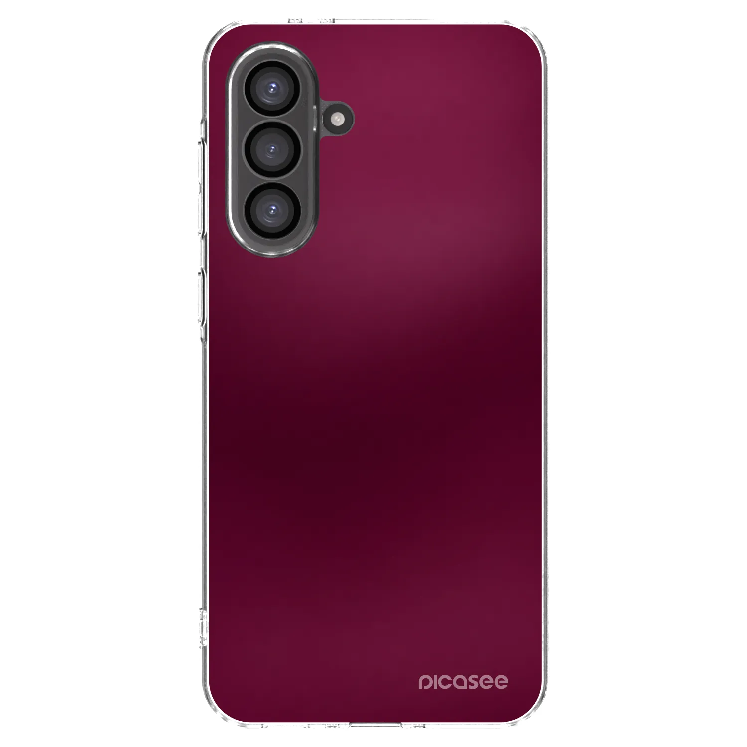 Picasee Samsung Galaxy A56 5G A566B Hülle - Transparentes Silikon - Velvet Bordeaux