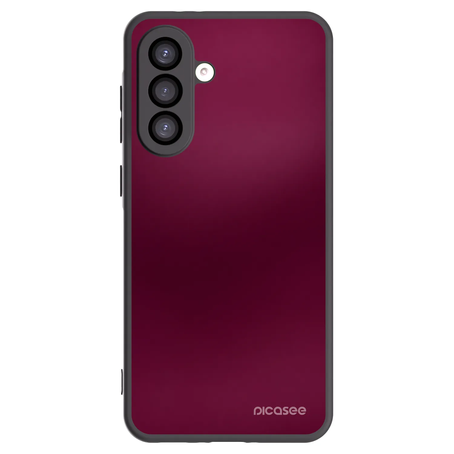 Picasee Samsung Galaxy A26 5G A266B Hülle - Schwarzes Silikon - Velvet Bordeaux