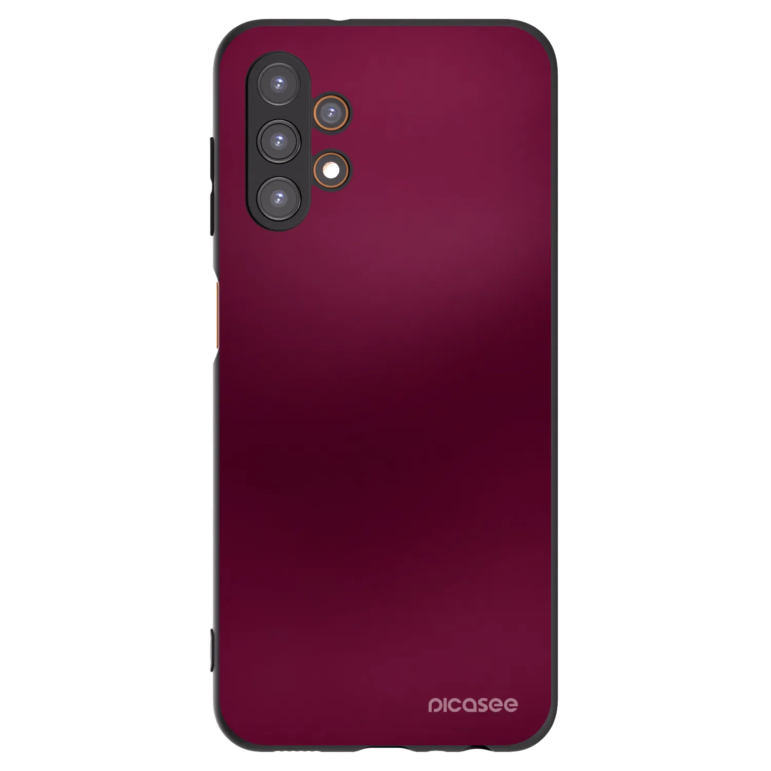 Picasee Samsung Galaxy A13 5G Hülle - Schwarzes Silikon - Velvet Bordeaux