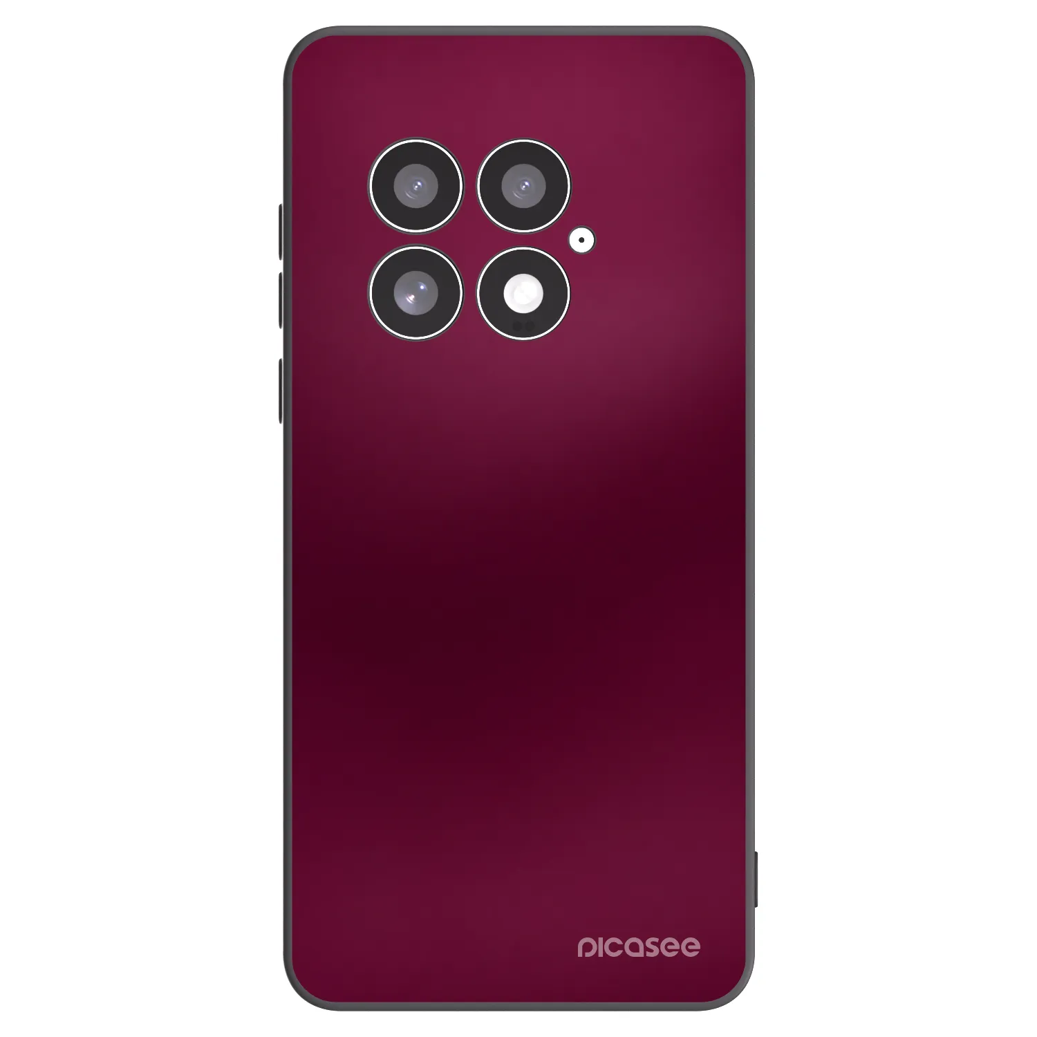 Picasee OnePlus 13 5G Hülle - Schwarzes Silikon - Velvet Bordeaux