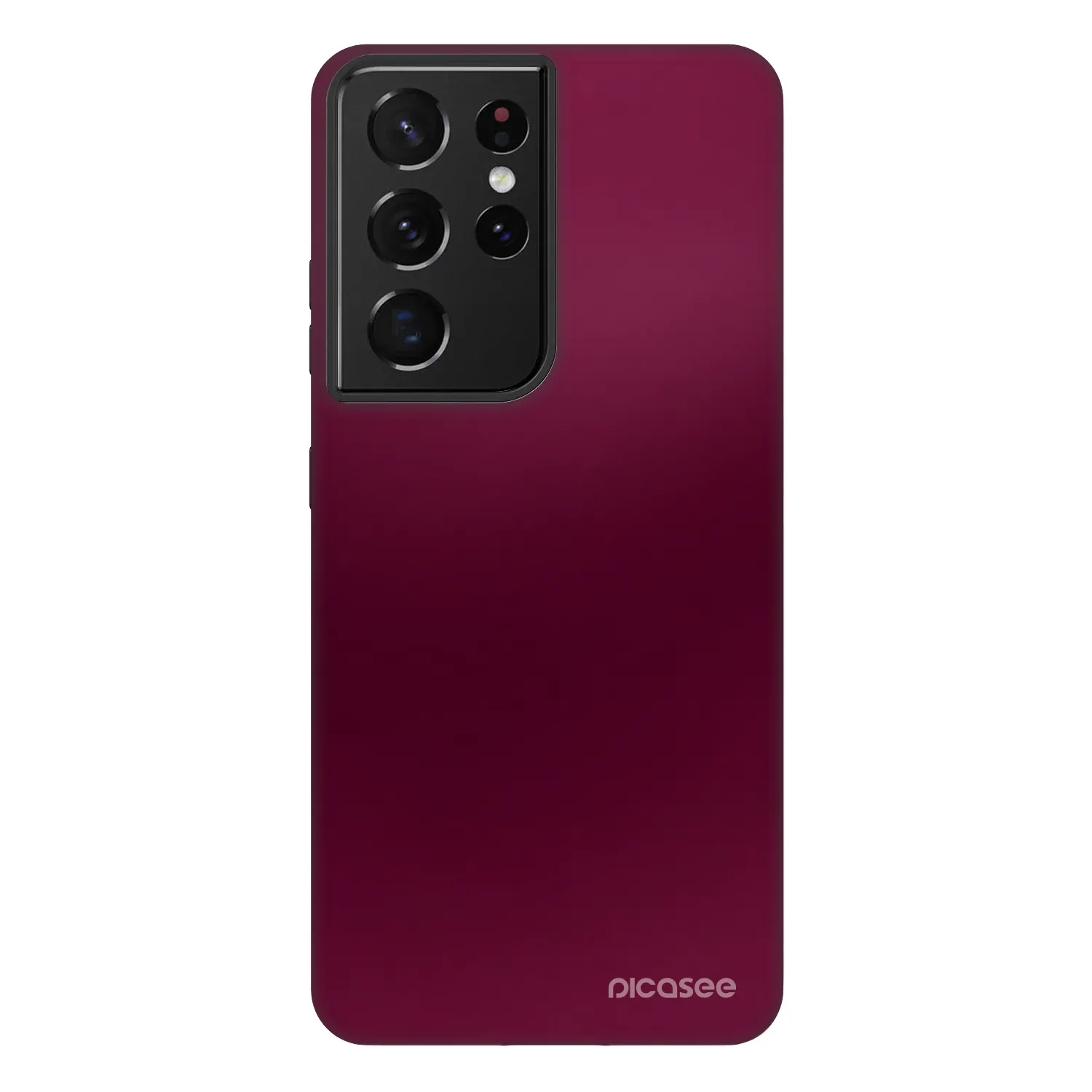 Picasee Fashion Case für Samsung Galaxy S21 Ultra 5G G998B - Velvet Bordeaux