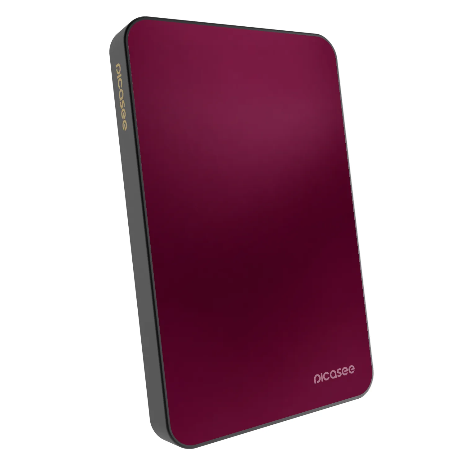 Picasee Powerbank mit MagSafe 5 000 mAh Grau - Velvet Bordeaux