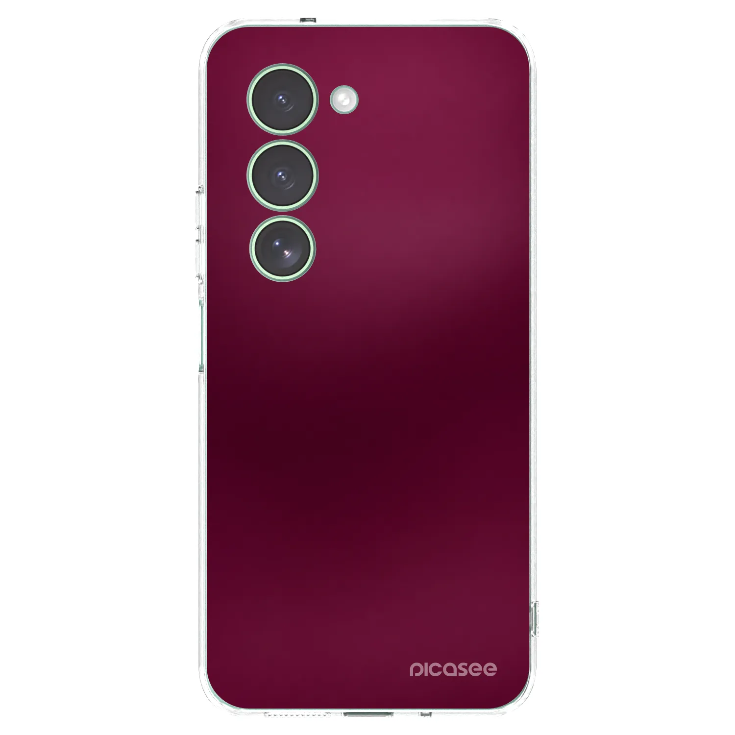 Picasee Xiaomi Redmi 15 5G Hülle - Transparentes Silikon - Velvet Bordeaux