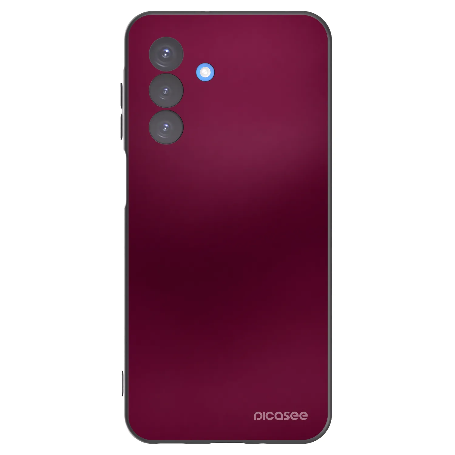 Picasee Samsung Galaxy A17 5G Hülle - Schwarzes Silikon - Velvet Bordeaux