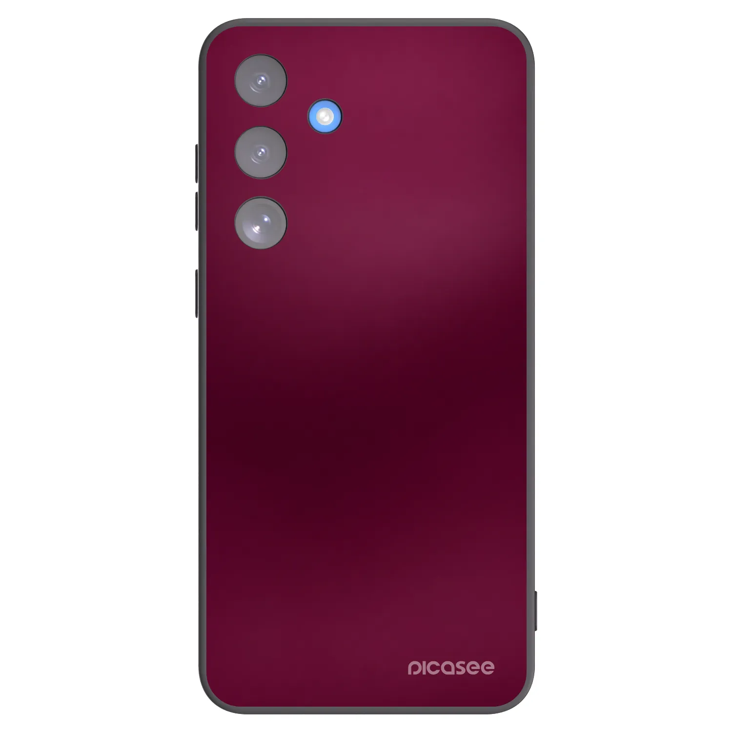 Picasee Samsung Galaxy S25 FE 5G Hülle - Schwarzes Silikon - Velvet Bordeaux