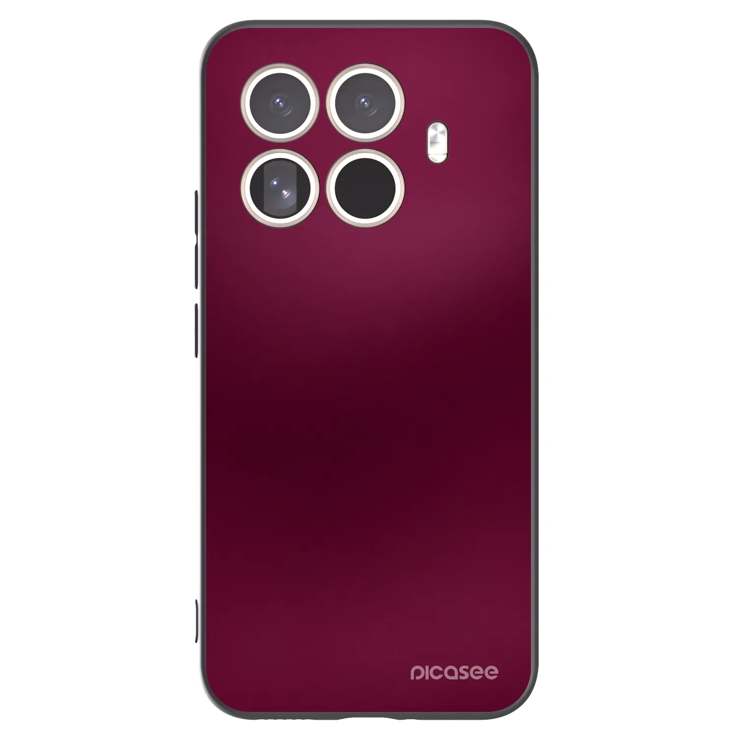 Picasee Xiaomi 15T Pro Hülle - Schwarzes Silikon - Velvet Bordeaux