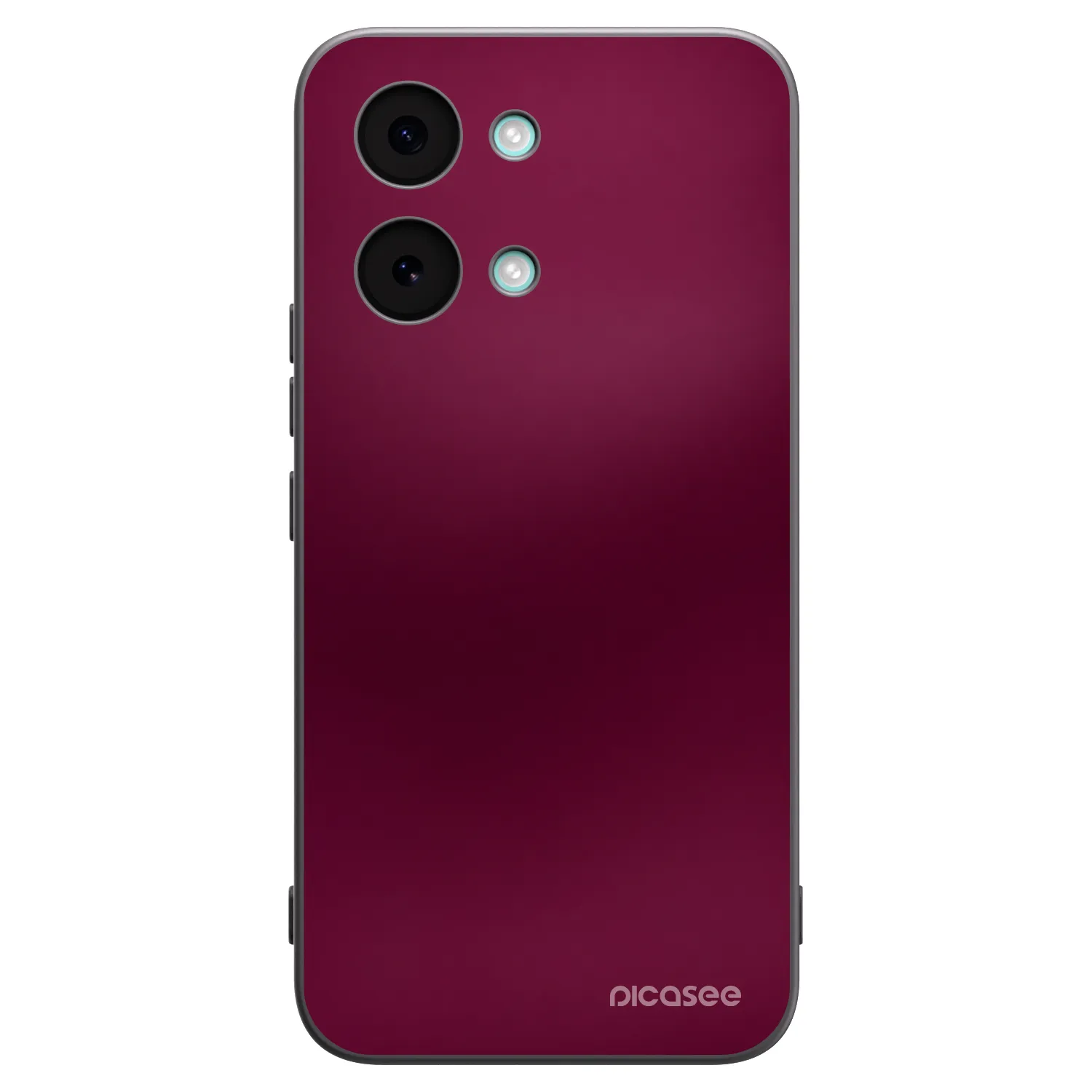 Picasee Xiaomi Poco X8 Pro Max Hülle - Schwarzes Silikon - Velvet Bordeaux