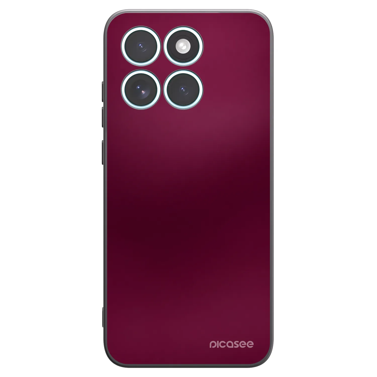 Picasee Motorola Edge 70 Fusion Hülle - Schwarzes Silikon - Velvet Bordeaux