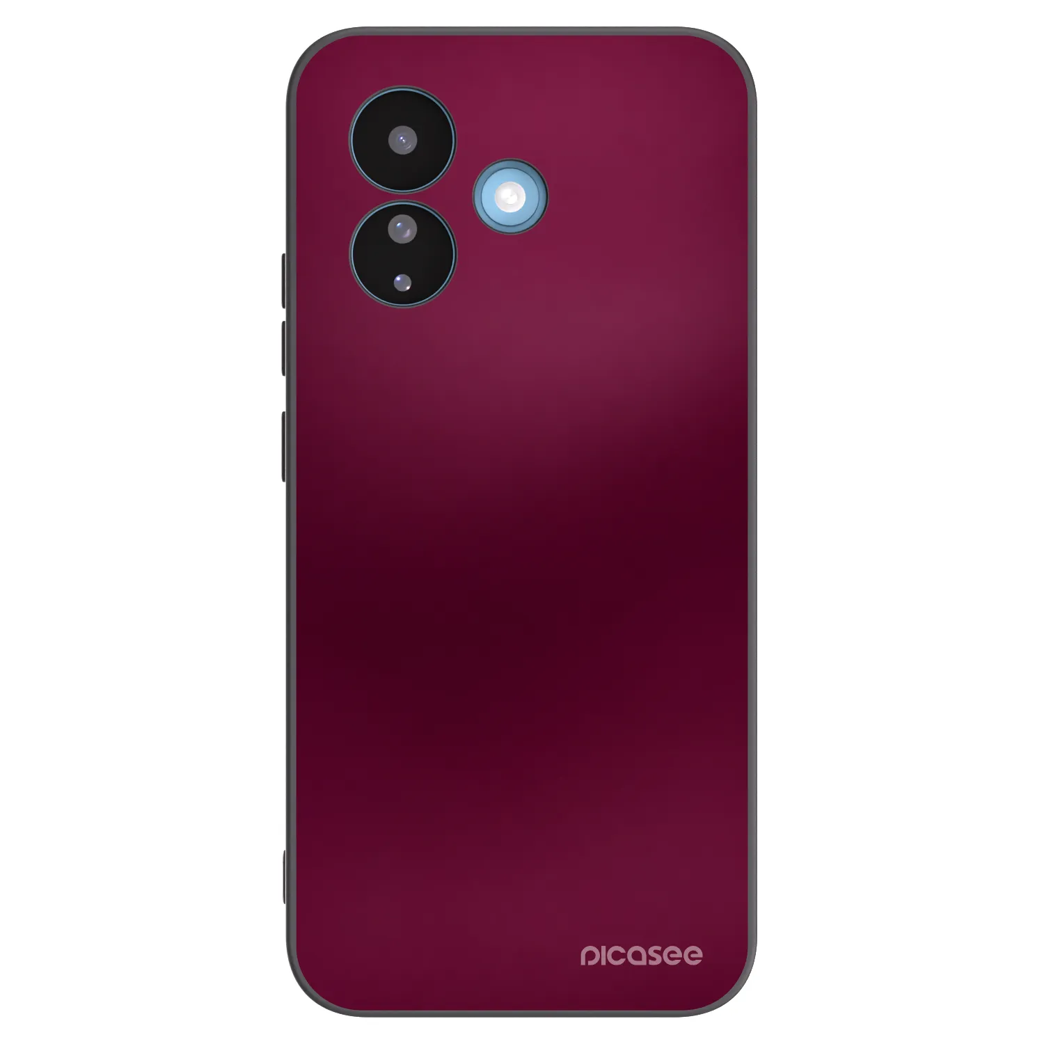Picasee Xiaomi Redmi Note 17 Pro 5G Hülle - Schwarzes Silikon - Velvet Bordeaux