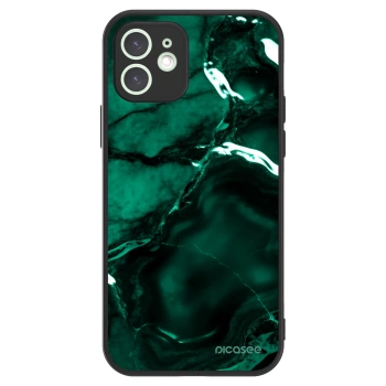 Picasee ULTIMATE CASE MagSafe für Apple iPhone 12 - Dark emerald