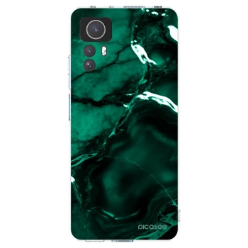 Picasee Xiaomi Redmi Note 12S Hülle - Transparentes Silikon - Dark emerald