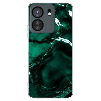 Picasee Xiaomi Redmi 13C 4G Hülle - Transparentes Silikon - Dark emerald