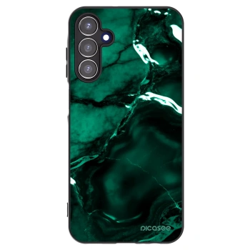 Picasee Samsung Galaxy A15 A156B 5G Hülle - Schwarzes Silikon - Dark emerald