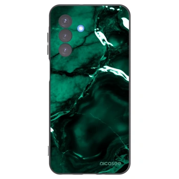 Picasee Samsung Galaxy A17 5G Hülle - Schwarzes Silikon - Dark emerald