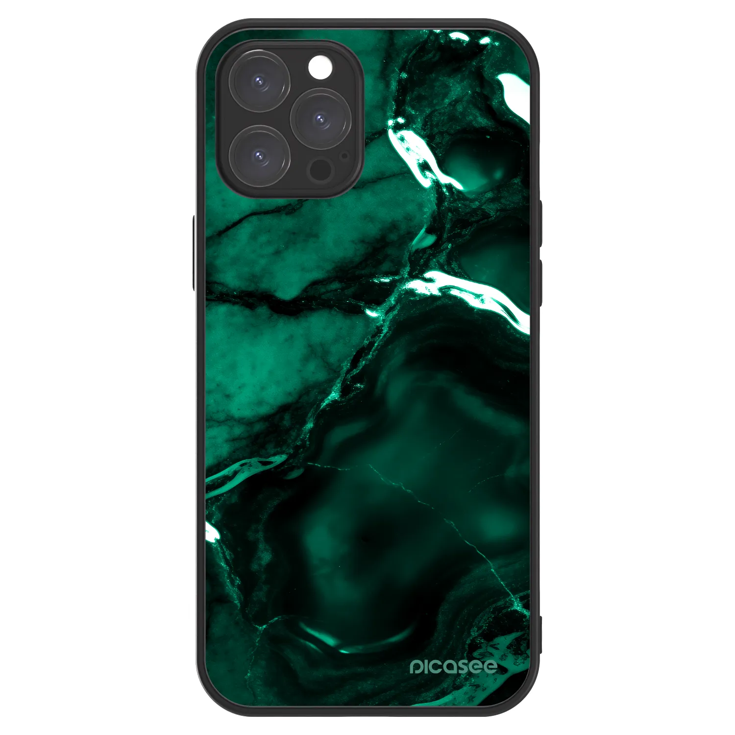 Picasee ULTIMATE CASE MagSafe für Apple iPhone 12 Pro Max - Dark emerald