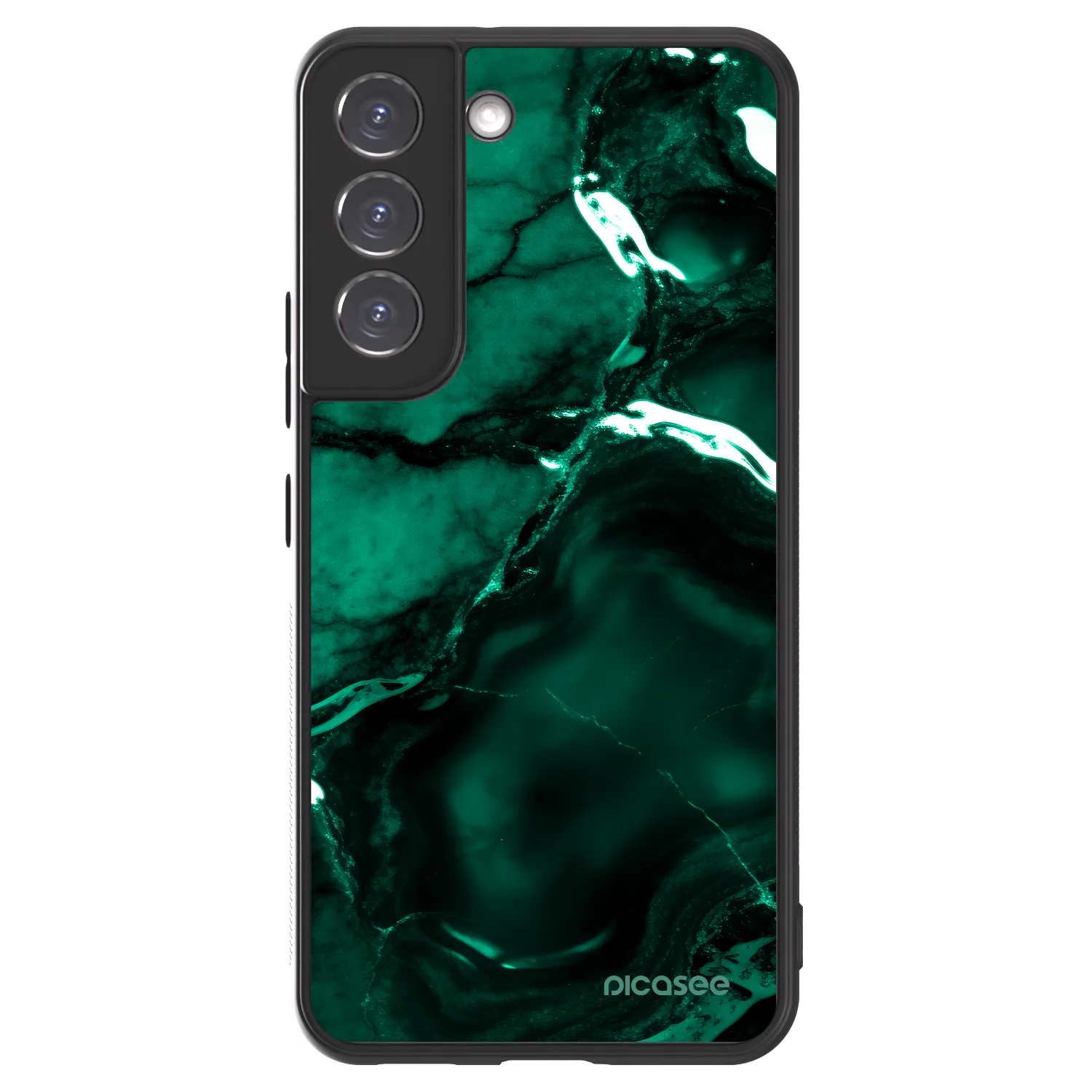 Picasee ULTIMATE CASE PowerShare für Samsung Galaxy S22 5G - Dark emerald