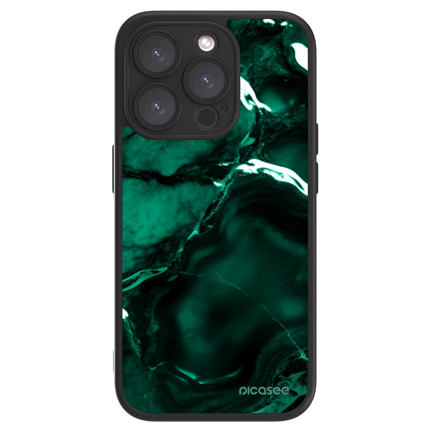Picasee ULTIMATE CASE MagSafe für Apple iPhone 15 Pro - Dark emerald