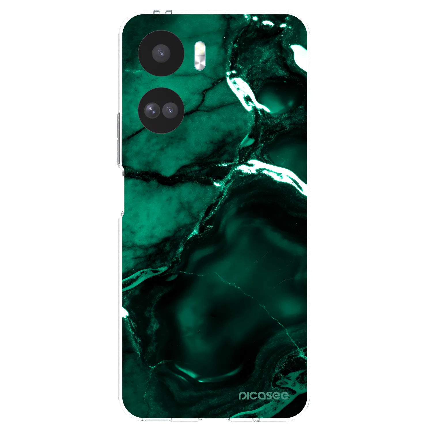 Picasee Honor 90 Lite 5G Hülle - Transparentes Silikon - Dark emerald
