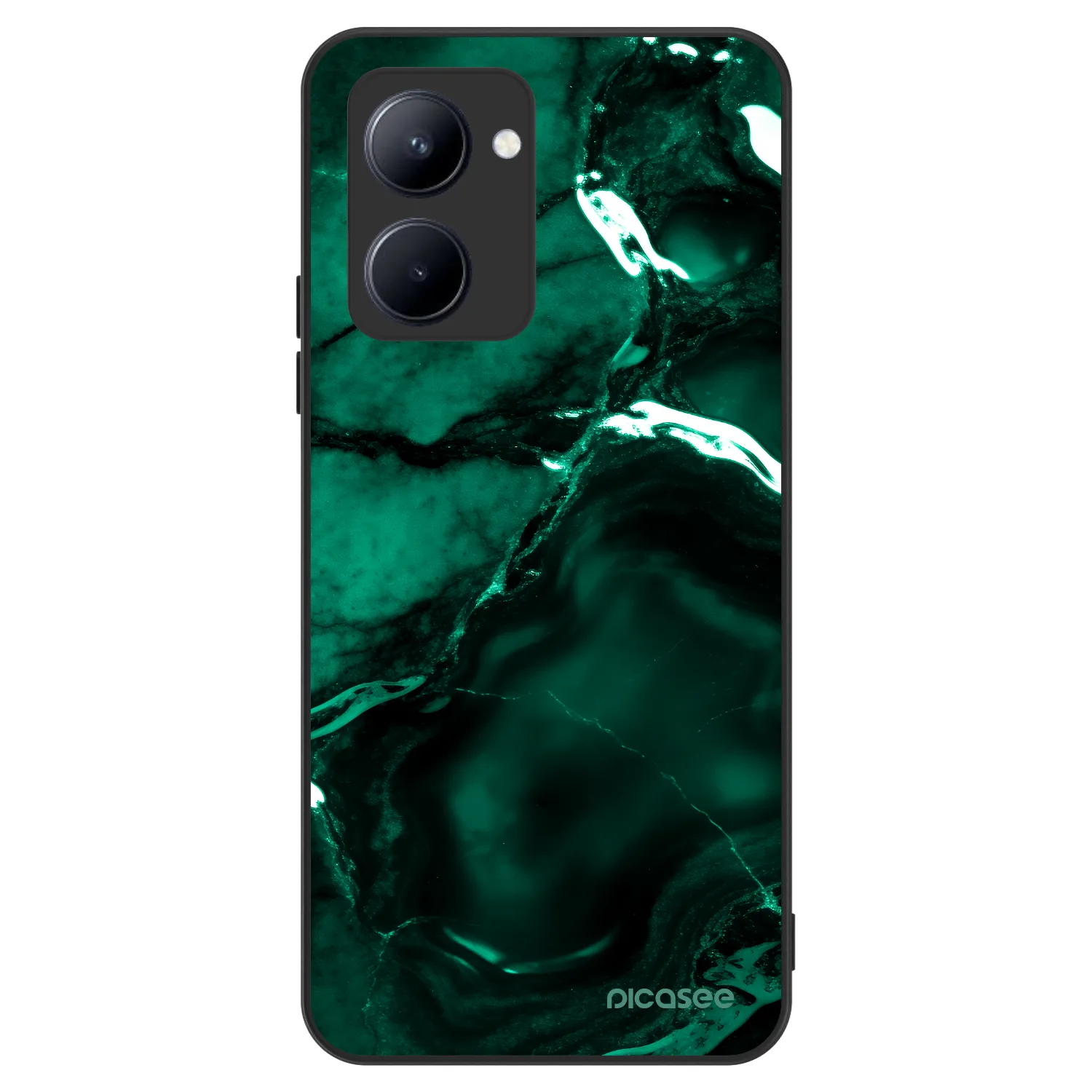 Picasee ULTIMATE CASE für Realme C33 (2023) - Dark emerald