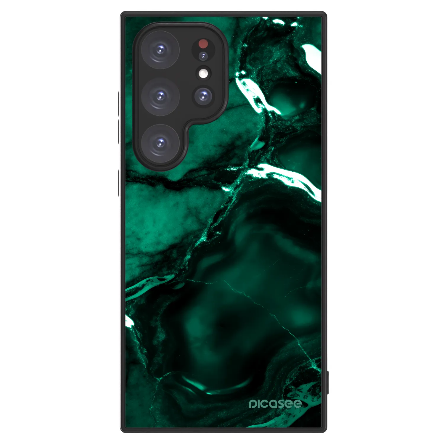 Picasee ULTIMATE CASE PowerShare für Samsung Galaxy S24 Ultra S928B 5G - Dark emerald