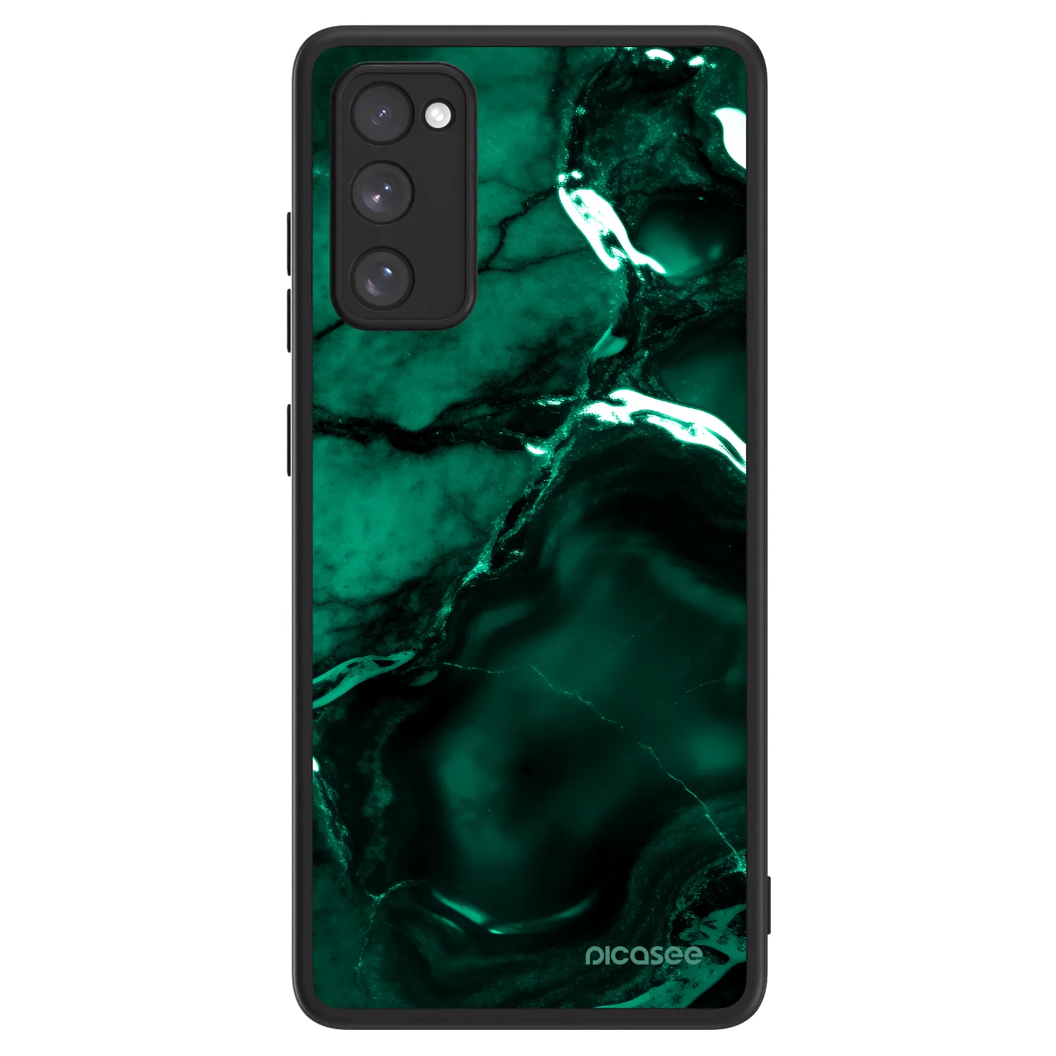 Picasee ULTIMATE CASE PowerShare für Samsung Galaxy S20 FE - Dark emerald