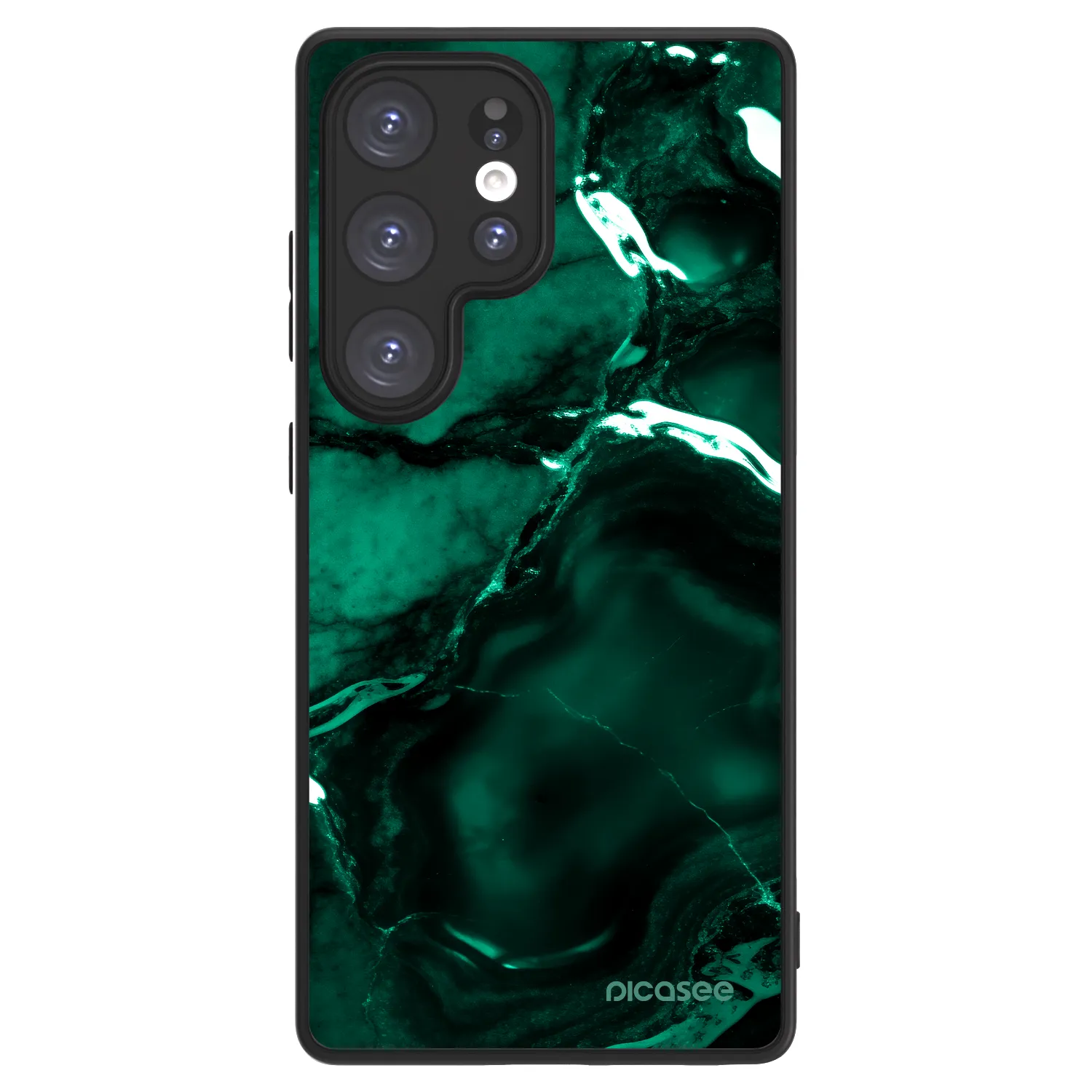 Picasee ULTIMATE CASE PowerShare für Samsung Galaxy S25 Ultra 5G - Dark emerald