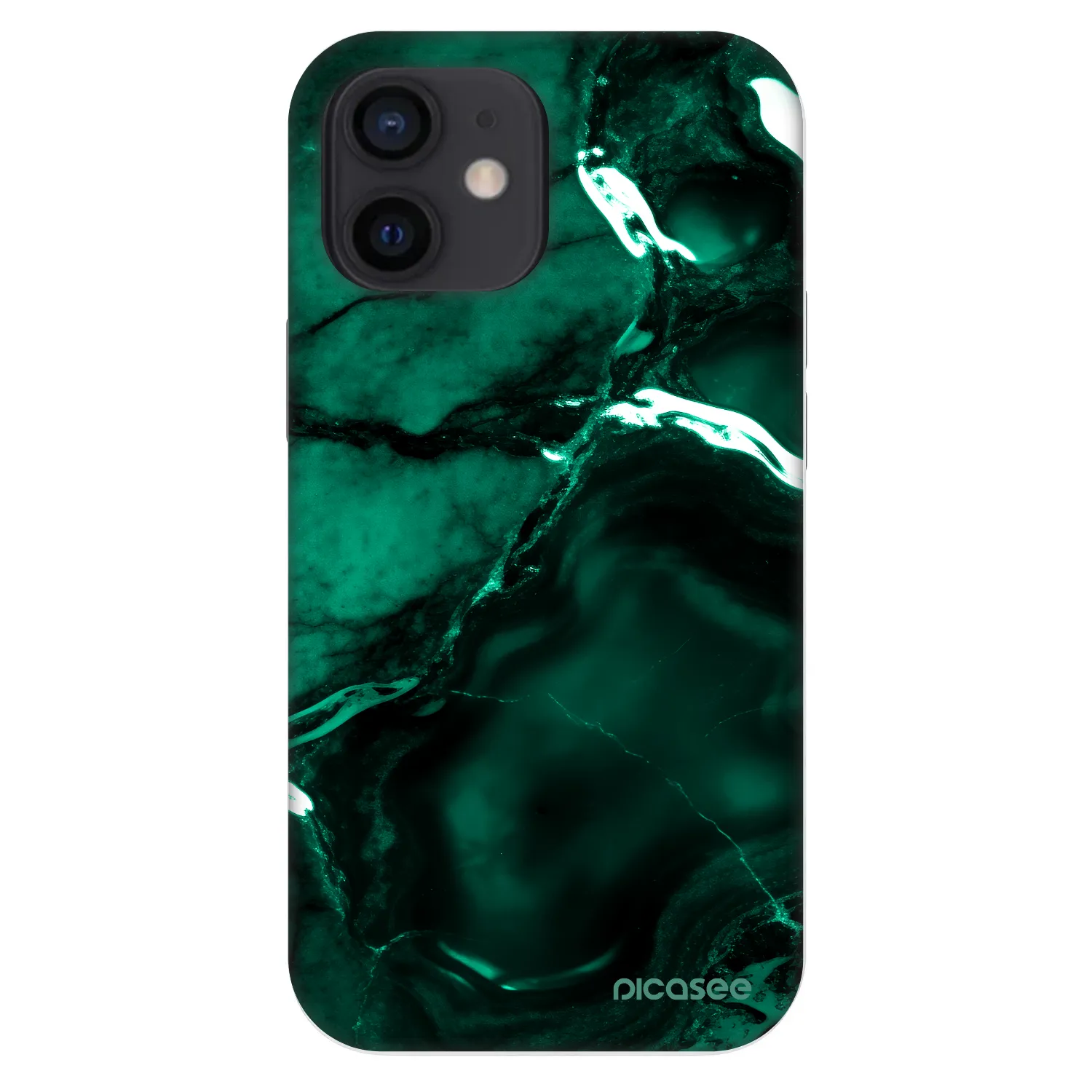 Picasee Fashion Case für Apple iPhone 12 mini - Dark emerald