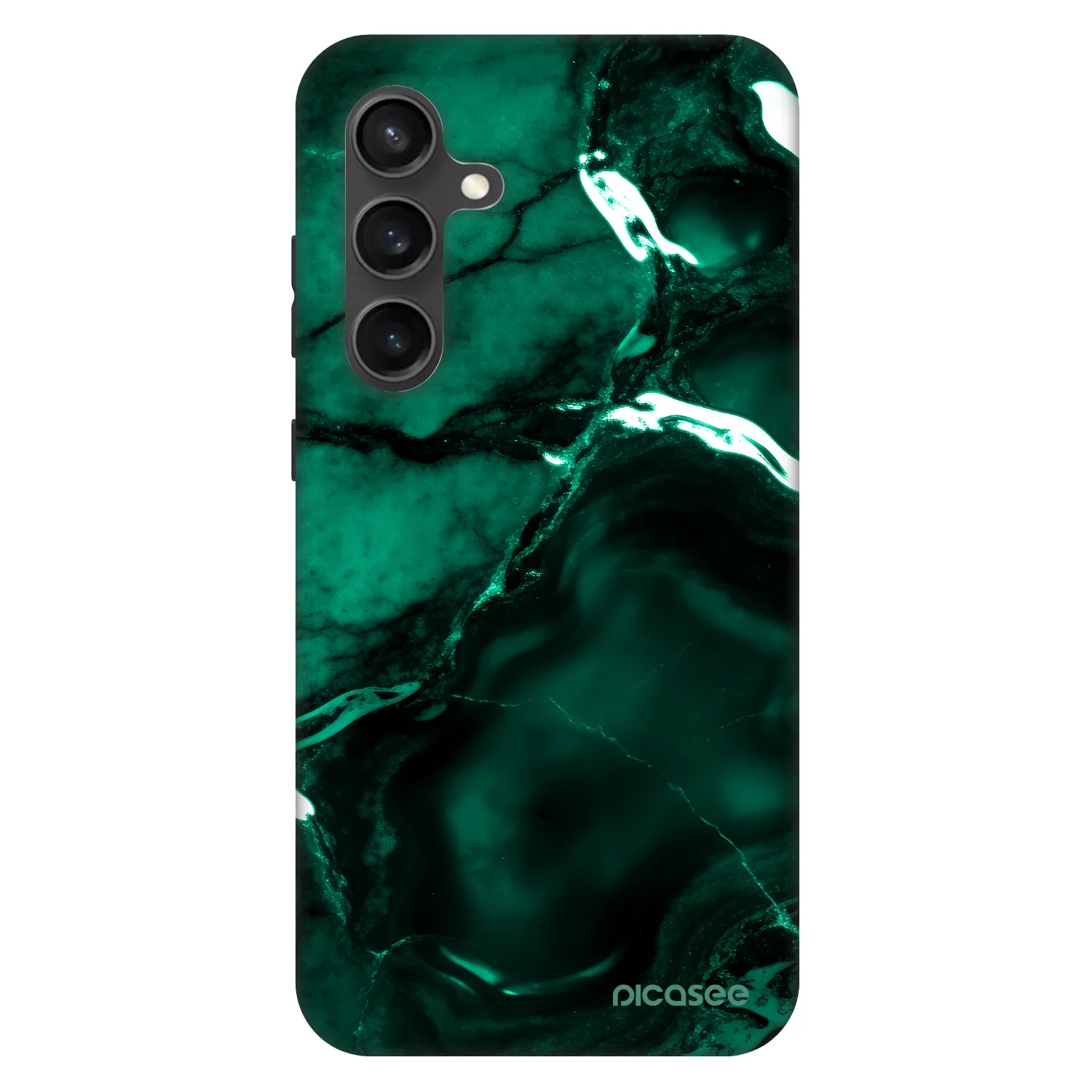 Picasee Fashion Case für Samsung Galaxy S24 FE S721B - Dark emerald
