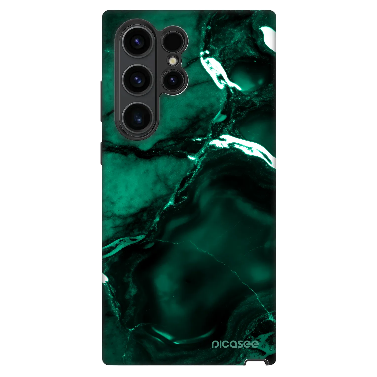 Picasee Fashion Case für Samsung Galaxy S23 Ultra 5G - Dark emerald