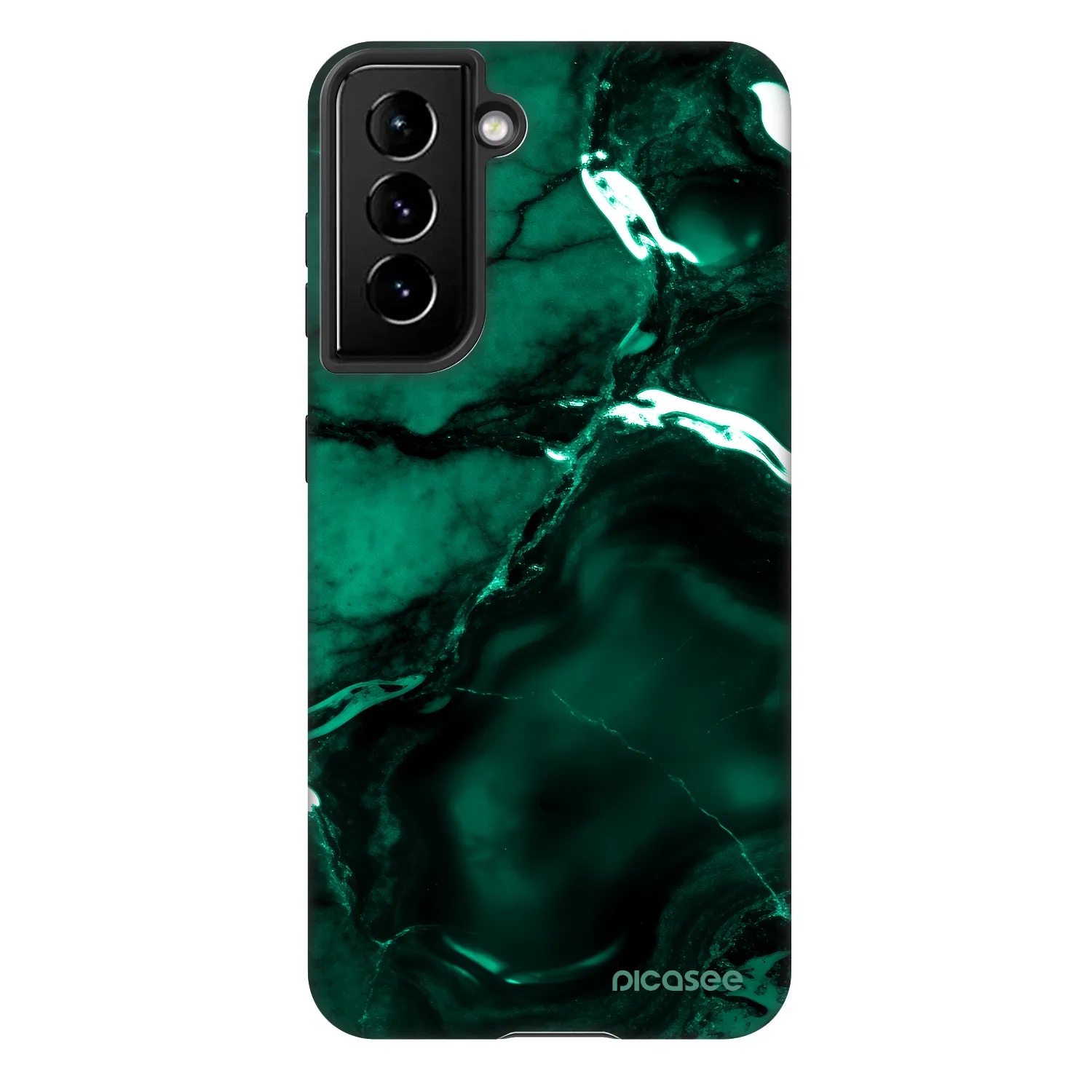 Picasee Fashion Case für Samsung Galaxy S22 5G - Dark emerald