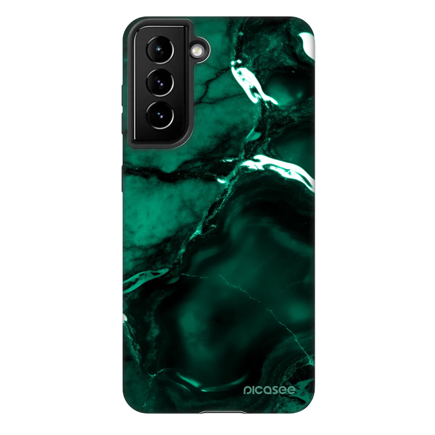 Picasee Fashion Case für Samsung Galaxy S21 FE 5G - Dark emerald