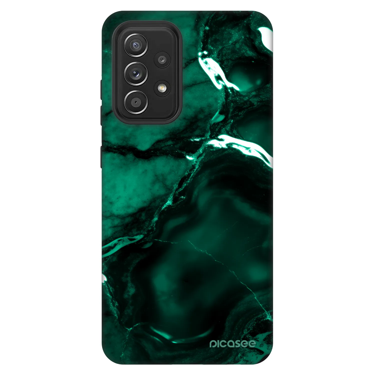 Picasee Fashion Case für Samsung Galaxy A52s 5G A528B - Dark emerald