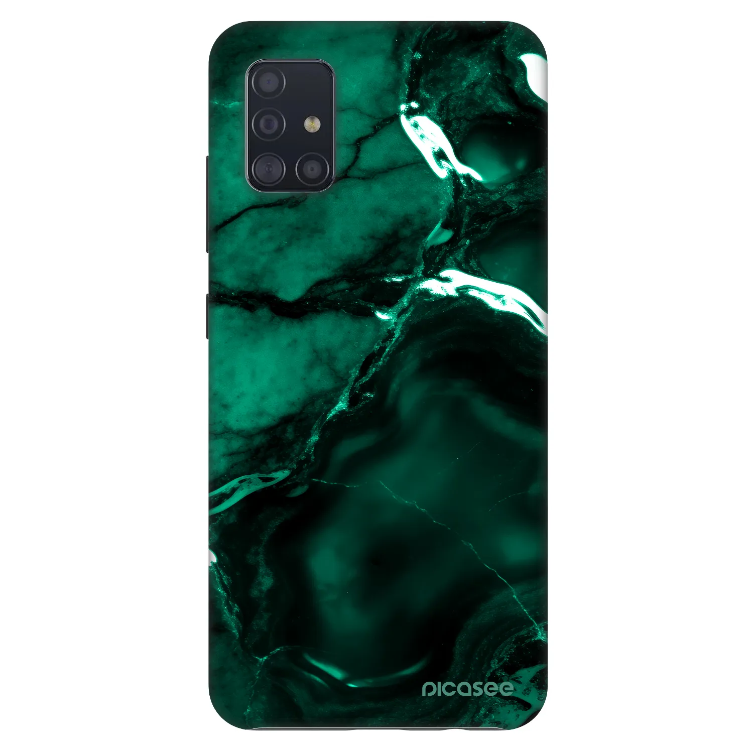 Picasee Fashion Case für Samsung Galaxy A51 A515F - Dark emerald