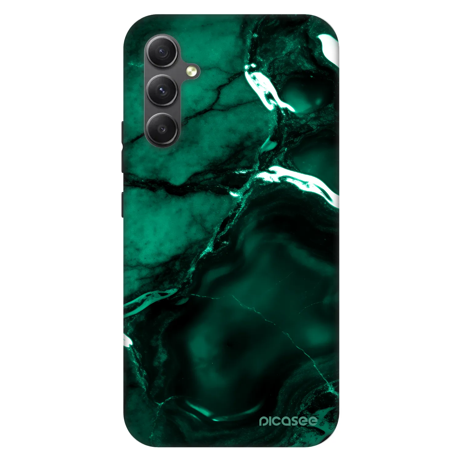 Picasee Fashion Case für Samsung Galaxy A34 5G A346B - Dark emerald