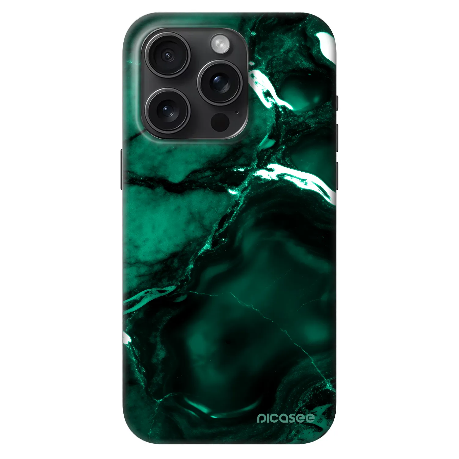 Picasee Fashion Case MagSafe für Apple iPhone 15 Pro - Dark emerald