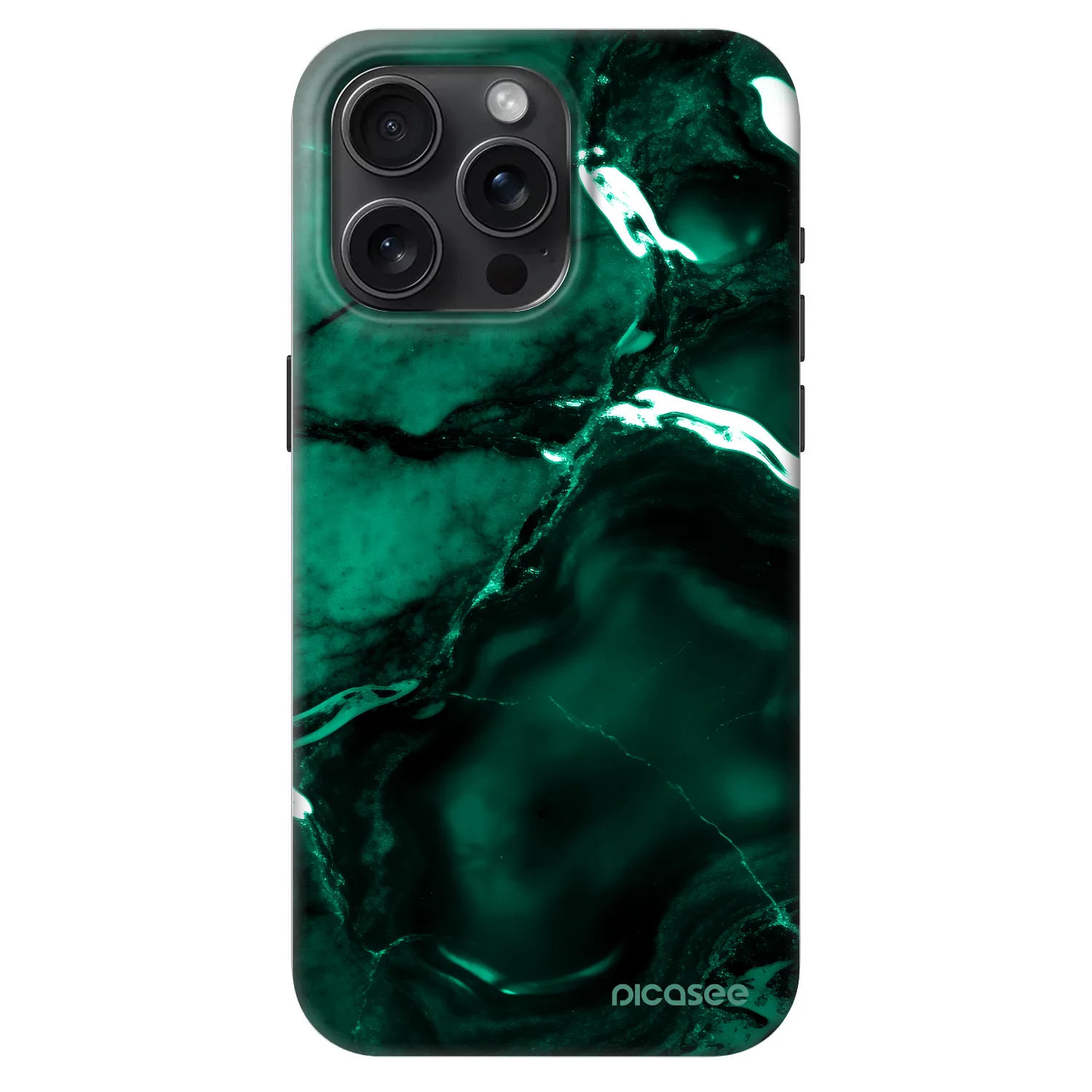 Picasee Fashion Case MagSafe für Apple iPhone 15 Pro Max - Dark emerald