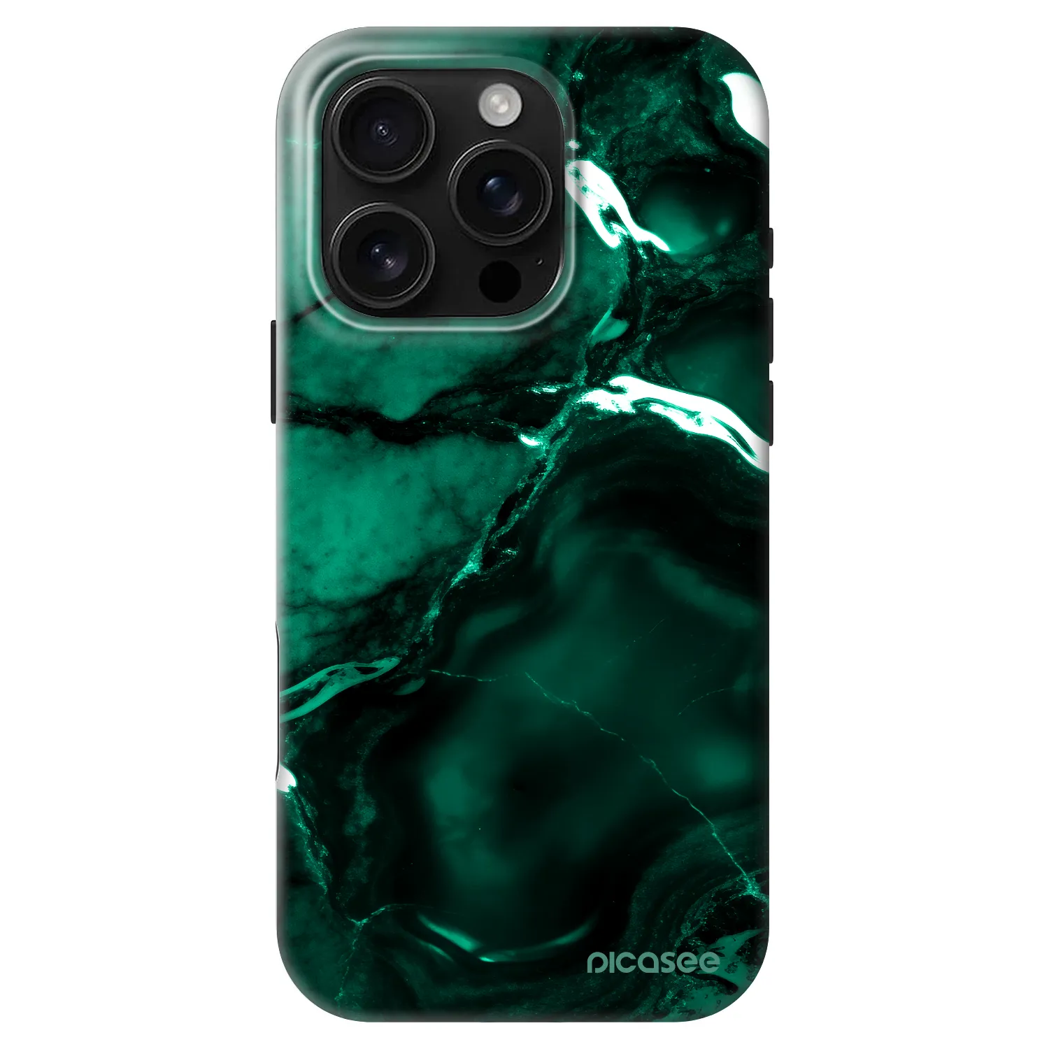 Picasee Fashion Case MagSafe für Apple iPhone 16 Pro - Dark emerald