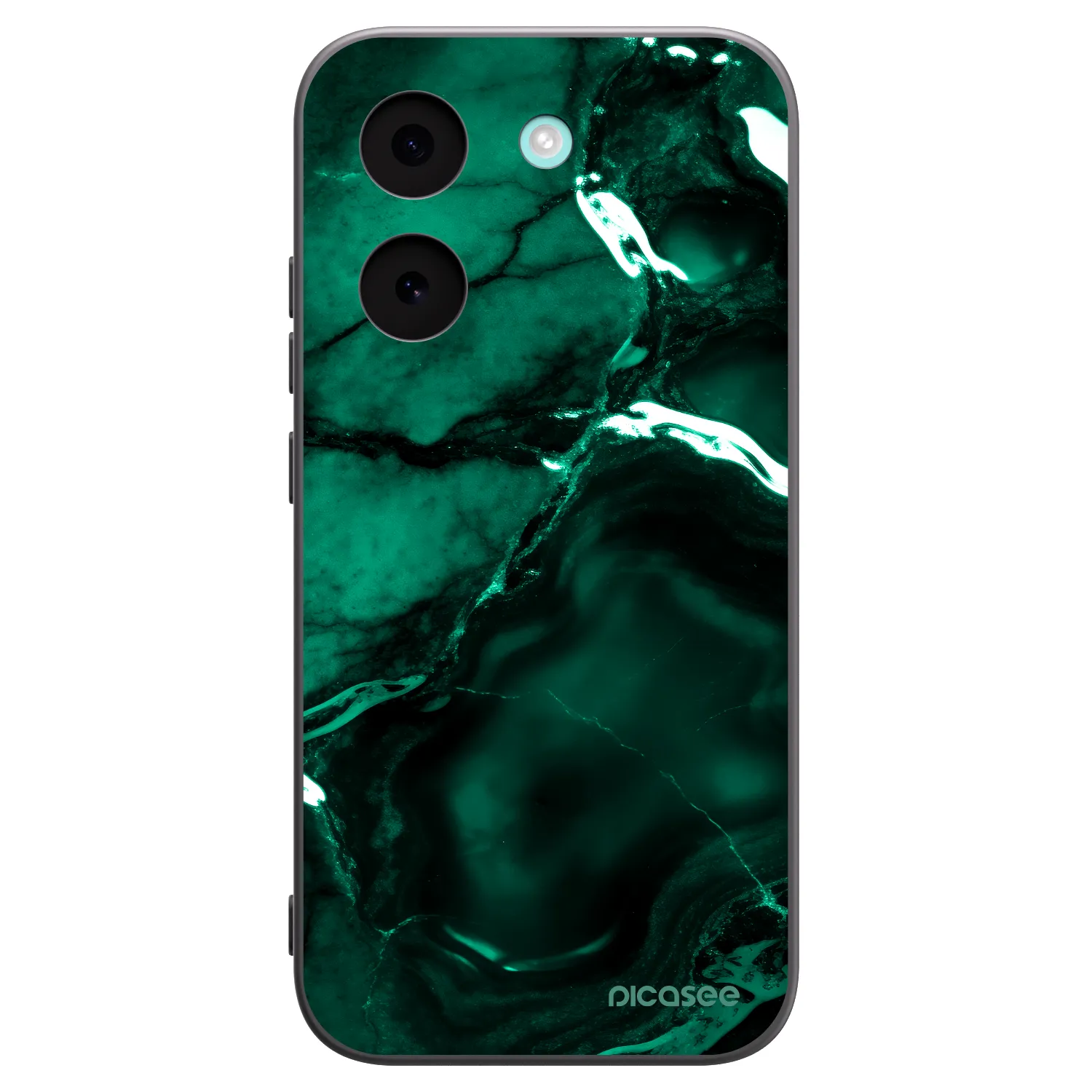 Picasee Xiaomi Poco X8 Pro Hülle - Schwarzes Silikon - Dark emerald