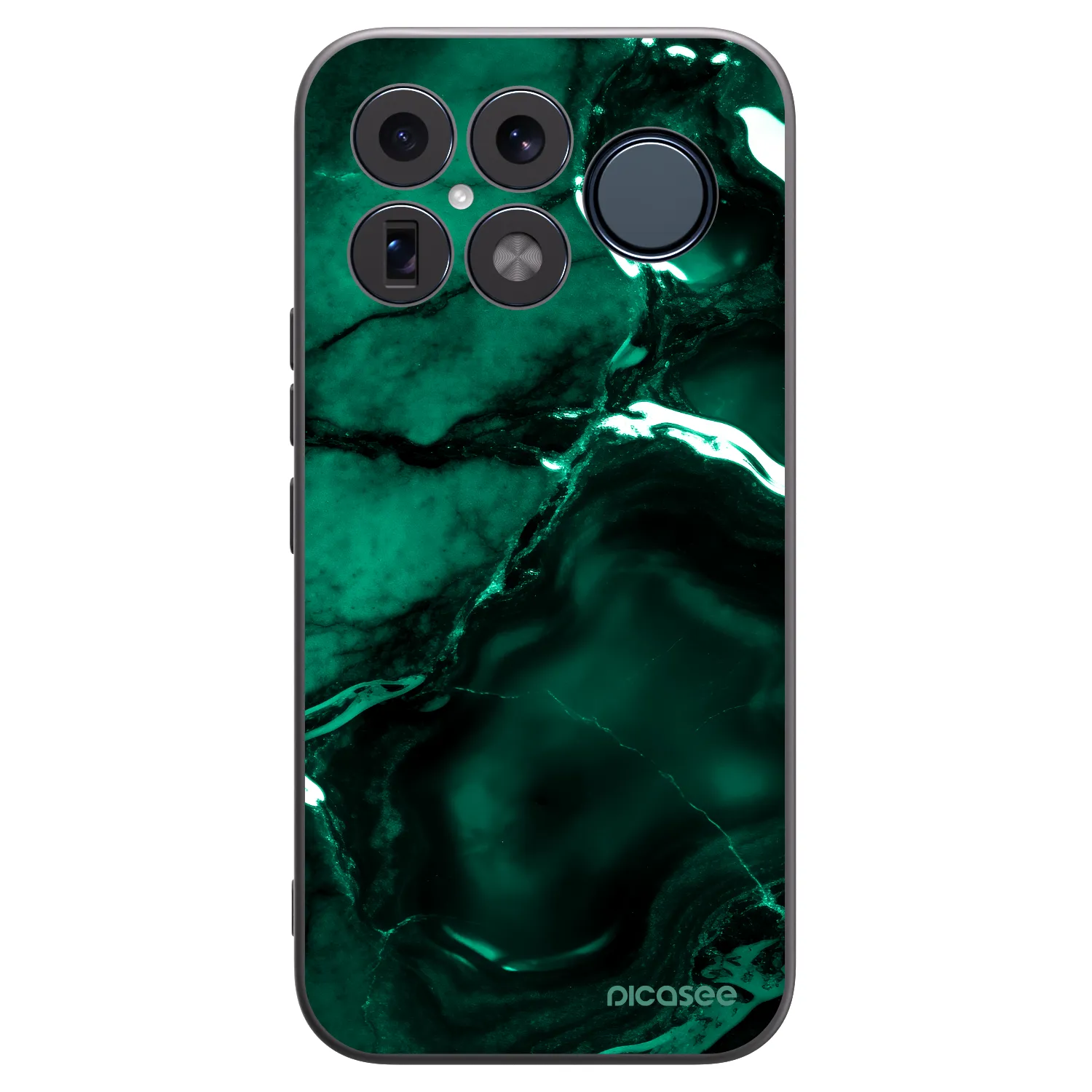 Picasee Xiaomi Poco F8 Ultra Hülle - Schwarzes Silikon - Dark emerald